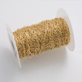 Paperclip Chain 3x6mm Ion Plated Brass Chain - Tarnish Resistant Wholesale 1 yard per order
