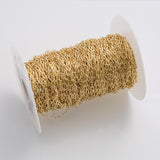 paperclip 3x6mm CCC Ion Plated Brass Chain - Tarnish Resistant Wholesale 1 yard per order