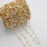 CCC Ion Plated Brass Chain - Tarnish Resistant Wholesale 1 yard per order