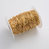 4x14mm CCC Ion Plated Brass Chain - Tarnish Resistant Wholesale 1 yard per order