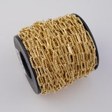 Paperclip Chain 9x19mm CCC Ion Plated Brass Chain - Tarnish Resistant Wholesale 1 yard per order