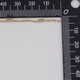 2mm CCC Ion Plated Brass Chain - Tarnish Resistant Wholesale 1 yard per order