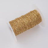 2x5mm Paperclip CCC Ion Plated Brass Chain - Tarnish Resistant Wholesale 1 yard per order
