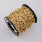 4x20mm Paperclip Chain Ion Plated Brass Chain - Tarnish Resistant Wholesale 1 yard per order