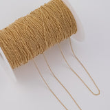 1.5mm Rolo CCC Ion Plated Brass Chain - Tarnish Resistant Wholesale 1 yard per order