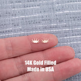 Crown Connector Charm Permanent Jewelry Connectors 14K Gold Filled and 925 Sterling Silver