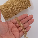 1.5mm Rolo Chain Ion Plated Brass Chain - Tarnish Resistant Wholesale 1 yard per order