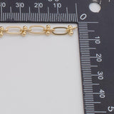 Paperclip Chain Ion Plated Brass Chain - Tarnish Resistant Wholesale 1 yard per order