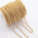 6mm CCC Ion Plated Brass Chain - Tarnish Resistant Wholesale 1 yard per order