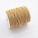 6mm CCC Ion Plated Brass Chain - Tarnish Resistant Wholesale 1 yard per order