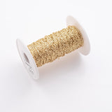 Figaro 2.5mm CCC Ion Plated Brass Chain - Tarnish Resistant Wholesale 1 yard per order