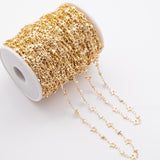 Star CCC Ion Plated Brass Chain - Tarnish Resistant Wholesale 1 yard per order