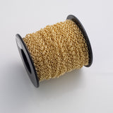 Rolo 3x5mm CCC Ion Plated Brass Chain - Tarnish Resistant Wholesale 1 yard per order