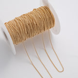 Cuban Curb 2mm CCC Ion Plated Brass Chain - Tarnish Resistant Wholesale 1 yard per order