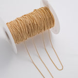 Cuban Curb 2mm CCC Ion Plated Brass Chain - Tarnish Resistant Wholesale 1 yard per order