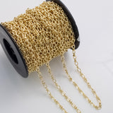 CCC Ion Plated Brass Chain - Tarnish Resistant Wholesale 1 yard per order