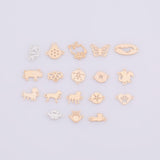Animal Gold Filled Connectors Permanent Jewelry Connector Selection Intricate Detail - 14kt gold filled or Sterling Silver - Made in the USA