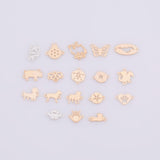 Animal Gold Filled Connectors Permanent Jewelry Connector Selection Intricate Detail - 14kt gold filled or Sterling Silver - Made in the USA