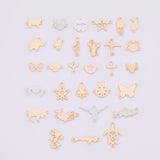 Animal Gold Filled Connectors Permanent Jewelry Connector Selection Intricate Detail - 14kt gold filled or Sterling Silver - Made in the USA