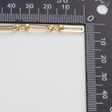 4x14mm Figaro CCC Ion Plated Brass Chain - Tarnish Resistant Wholesale 1 yard per order