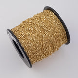 2mm CCC Ion Plated Brass Chain - Tarnish Resistant Wholesale 1 yard per order