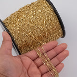 2mm CCC Ion Plated Brass Chain - Tarnish Resistant Wholesale 1 yard per order