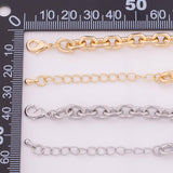 18" Faceted Oval Necklace 6x9mm 14k Gold Plated Ion Silver Necklace Charm Bar Necklace