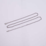 16"18" 14k Gold Plated Ion Satellite Necklace Round Chain Silver 2.5mm Chain