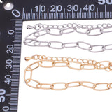 Paperclip Bracelet for Charm Bars 5x10mm 14k Gold PVD Ion Plated
