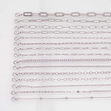 Silver Tone White Gold dainty selection minimalist bracelet chains • figaro satellite cube oval fancy heart bracelets in silver • bridesmaid
