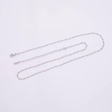 18" 14k PVD Ion Plated Necklace Chain Silver 2mm Chain