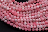 Cotton Light Pink- JADE Smooth Round- 6mm 8mm 10mm 12mm-Full Strand 15.5 inch Strand AAA Quality