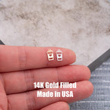 Love Heart Cappuccino Cup Coffee Cup Connector Permanent Jewelry Connectors Fall Themed - 14Kt Gold Filled Sterling Silver - PJ Supply