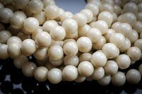 NATURAL Fossil Coral/ Riverstone, available in smooth round, 4mm, 6mm, 8mm, 10mm, 12mm, 14mm