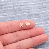 Gold Filled Daisy Connector Charm - Permanent Jewelry Connectors sterling silver 14k gold filled gold connector, silver connector