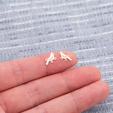Gold Filled Cardinal Bird Connector Charm - Permanent Jewelry Connectors sterling silver 14k gold filled gold connector, silver connector