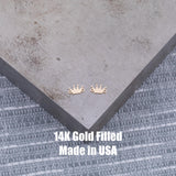 Crown Connector Charm Permanent Jewelry Connectors 14K Gold Filled and 925 Sterling Silver