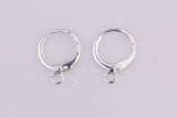 14K gold filled hoop earrings findings 12mm made in usa 1420 12014k Made in USA