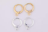 14K gold filled hoop earrings findings 12mm made in usa 1420 12014k Made in USA