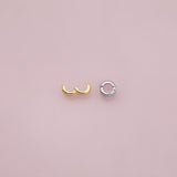 Charm bail clasp for charm attachment 7mm 18K Gold Filled Silver for Charm Bar Bracelets and Necklaces Charms