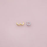 Charm bail clasp for charm attachment 7mm 18K Gold Filled Silver for Charm Bar Bracelets and Necklaces Charms