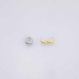 Charm bail clasp for charm attachment 7mm 18K Gold Filled Silver for Charm Bar Bracelets and Necklaces Charms