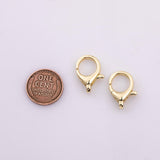 18K gold filled lobster toggle clasp 16x20mm spring gate push clasp toggle connector necklace bracelet 1pc per order