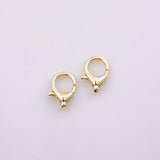 18K gold filled lobster toggle clasp 16x20mm spring gate push clasp toggle connector necklace bracelet 1pc per order