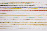 22k gold filled chain selection dainty satellite enamel chain multi color rolo paperclip chain by yard bulk roll chain