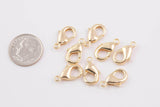 18K gold filled lobster clasp clasps 10mm 12mm 1420 14/20 gold filled - 4pcs
