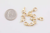 18K gold filled lobster clasp clasps 10mm 12mm 1420 14/20 gold filled - 4pcs