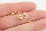 18K gold filled lobster clasp clasps 10mm 12mm 1420 14/20 gold filled - 4pcs