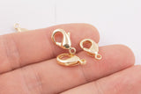 18K gold filled lobster clasp clasps 10mm 12mm 1420 14/20 gold filled - 4pcs