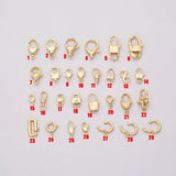 Carabiner Push Clasp Gold Filled Lobster Clasp, 18k Gold Filled Claw Clasp, Lobster for DIY Bracelet Necklace Jewelry Making Findings Supply